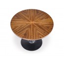 Стол обеденный HALMAR CARMELO орех/черный 100